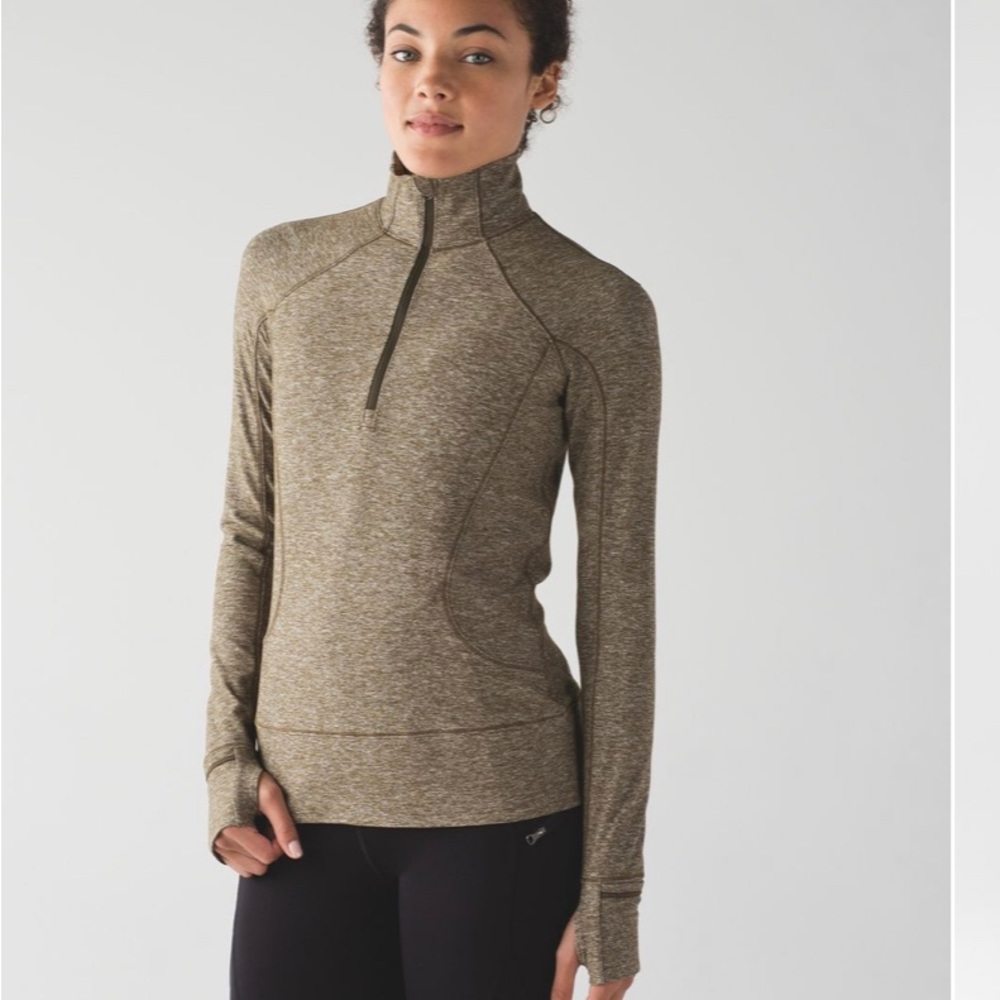 lululemon green zip jacket, size 2, soft, NOT SOLD ON LULU ANYMORE